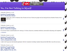 Tablet Screenshot of nottalkingtomyself.com